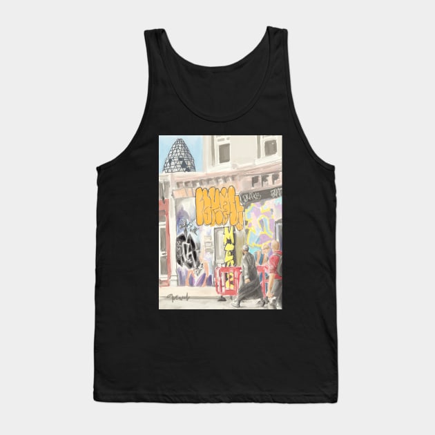 London street Tank Top by sukhpalgrewal